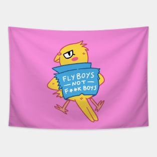 Flyboys not F**k Boys Tapestry