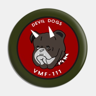VMF 111 Devil Dogs Pin