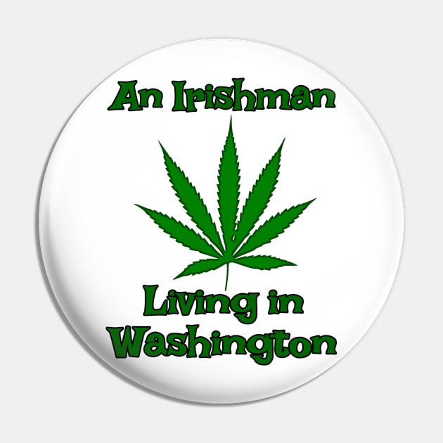 Washington Irishman Pin by dragonsbait