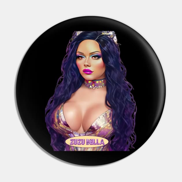 ZuZu Bella Goddess Pin by www.zuzubella.com