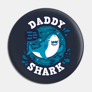 Daddy Shark (trace) Pin