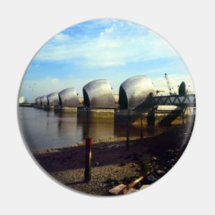 The Thames Barrier, London. Pin