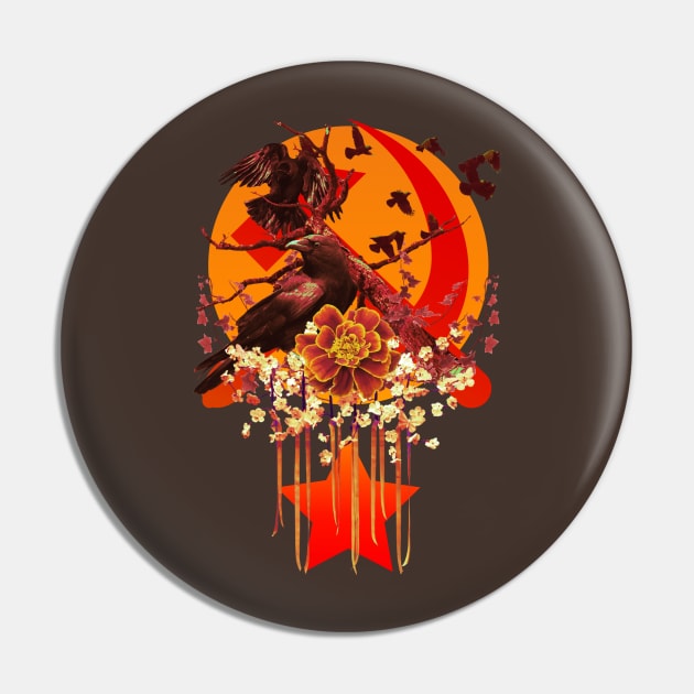 CROW - Hammer & Sickle Pin by CROW Store