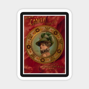 Duke's Cameo Cigarettes, Advertising Trade Card, 1890 Magnet