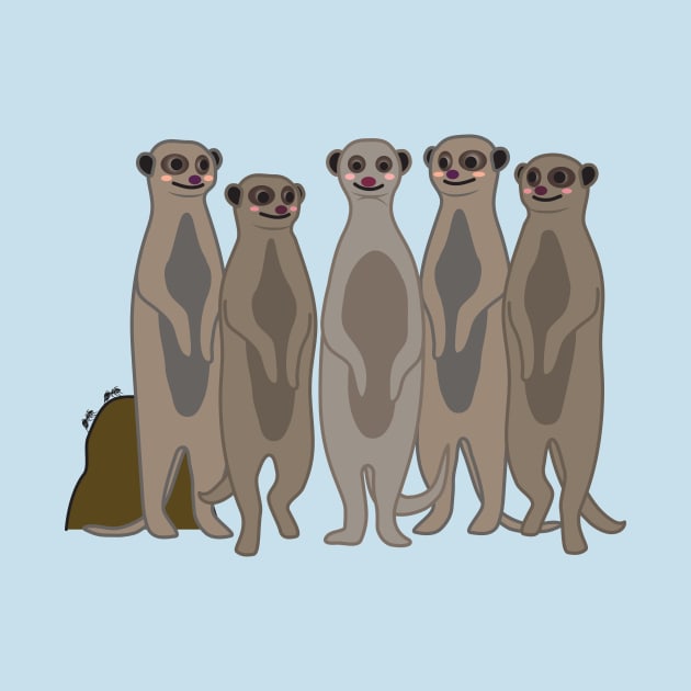 The Meerkat Mob I by littleoddforest