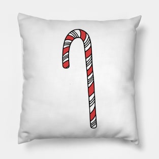 Christmas Holiday Candy Cane Pattern Pillow