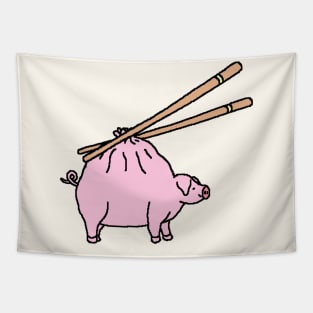 Dumpling piggy Tapestry