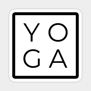 YOGA SQUARE SINGLE COLOUR WHITE - Magnet