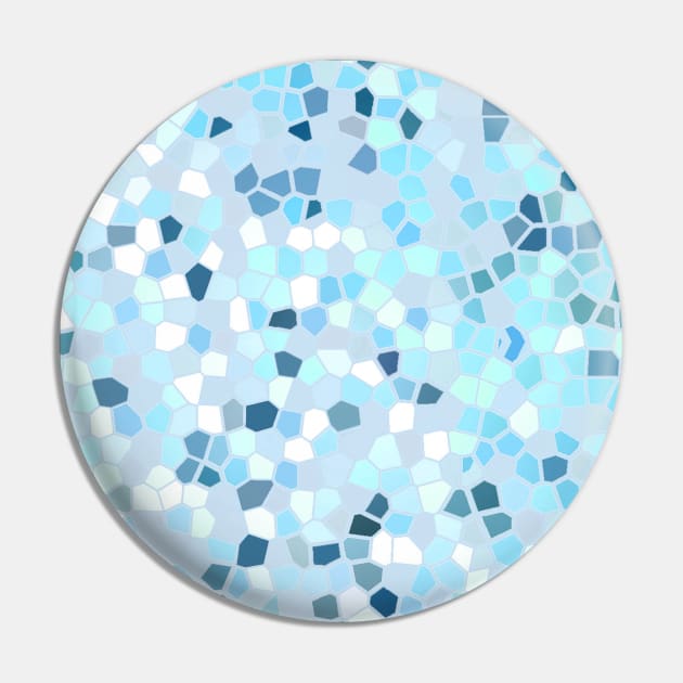 Blue Mosaic Pin by Klssaginaw