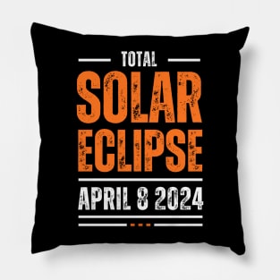 Total Solar Eclipse April 8th 2024 Pillow