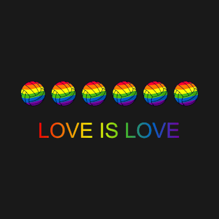 Love is Love - Pride Rainbow Volleyball T-Shirt