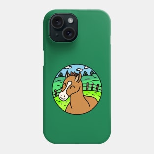 Cute cartoon horse Phone Case