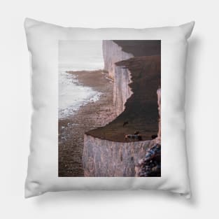 The Seven Sisters cliffs, East Sussex (cows) Pillow