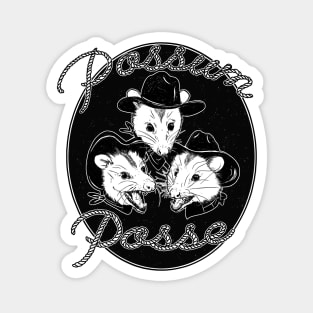 Possum Posse in Midnight Black Magnet