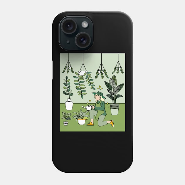 Retro Hobby Gardener Garden Gardener Phone Case by flofin