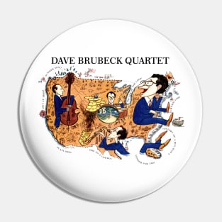 THE DAVE BRUBECK QUARTET BAND Pin