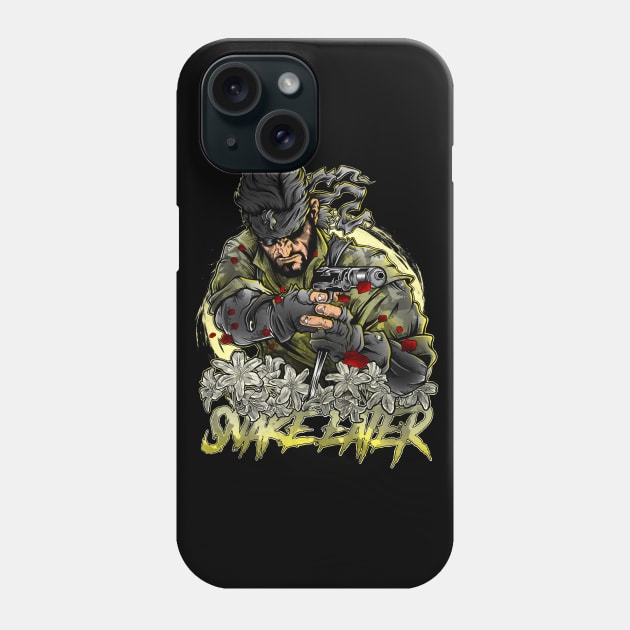 Snake Eater Phone Case by Fearcheck