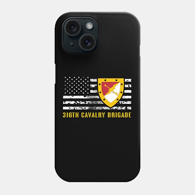 316th Cavalry Brigade Phone Case by Jared S Davies