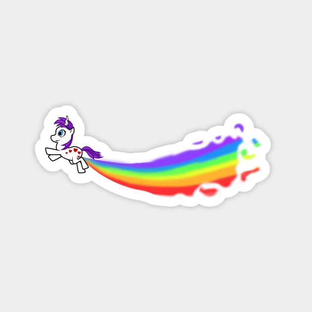 Rainbow Pride Unicorn Magnet by Godsibi