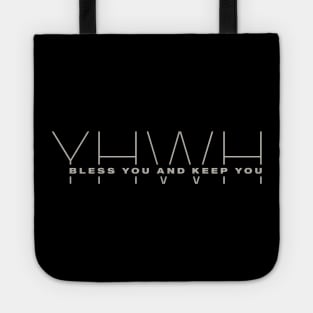 YHWH Bless You and Keep You Tote