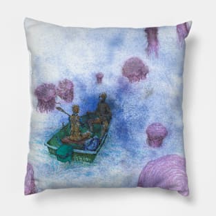 Mysterious jellyfish Pillow