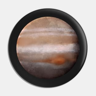 Jupiter planet sticker Pin