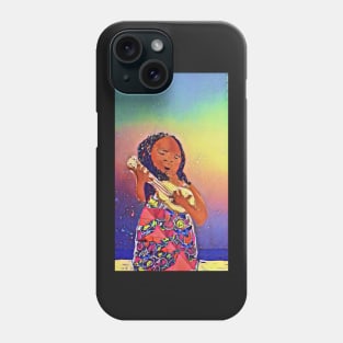 Ukelele girl Phone Case