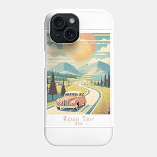 Vintage Retro Road Trip USA Phone Case