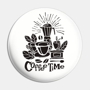 Coffee Time Pin