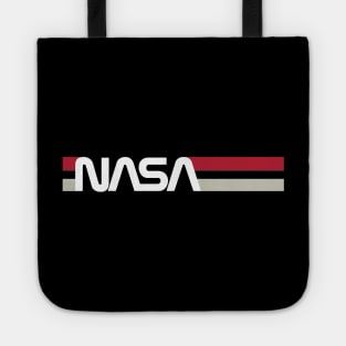 nasa stripe logo Tote