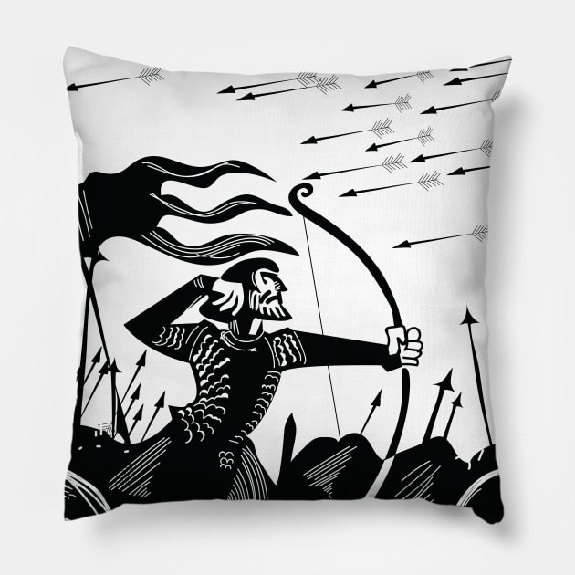 Medieval Battle Pillow by nickemporium1