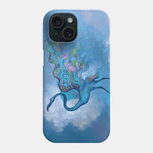 Surrealism-Blue Flamingo Phone Case