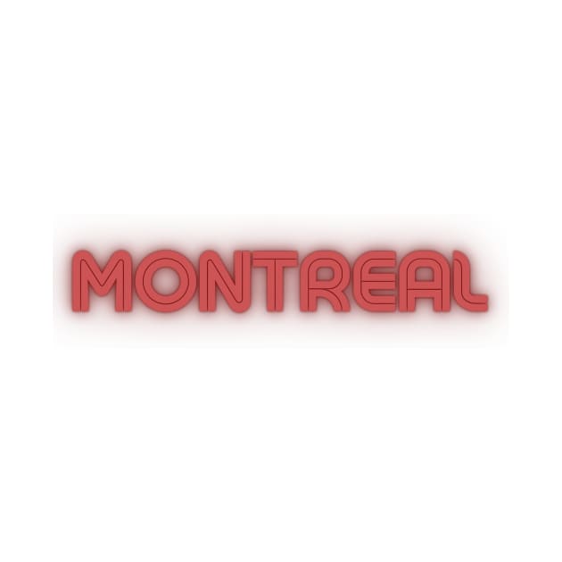 Montreal Retro Word Art by YegMark