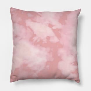 Pastel pink tie dye Pillow