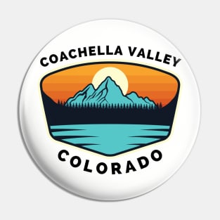 Coachella Valley Ski Snowboard Mountain Colorado Coachella - Coachella Valley Colorado - Travel Pin