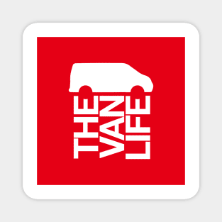 The Van Life Logo (red box) Magnet