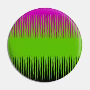 Wave Design Pink & Green Pin