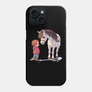 Colorful Fjord Horse Artwork 30 Phone Case