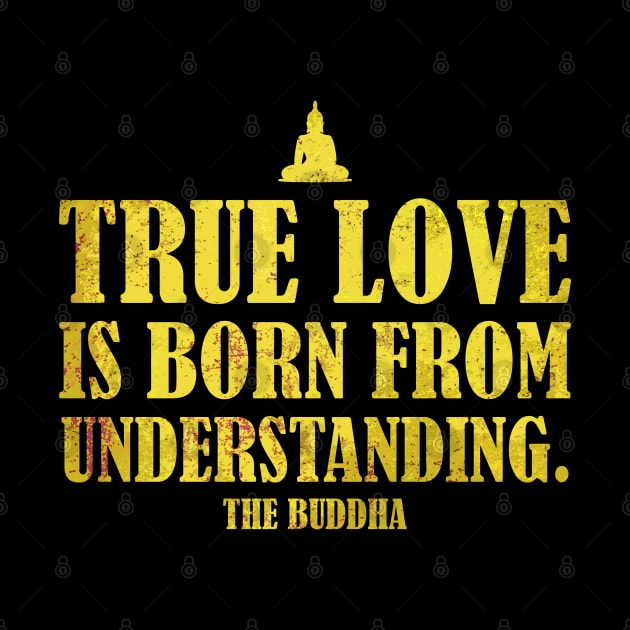 Buddha Quotes: True Love - Wisdom, Spirituality, Meditation, Yoga: Yellow by Zen Cosmos Official