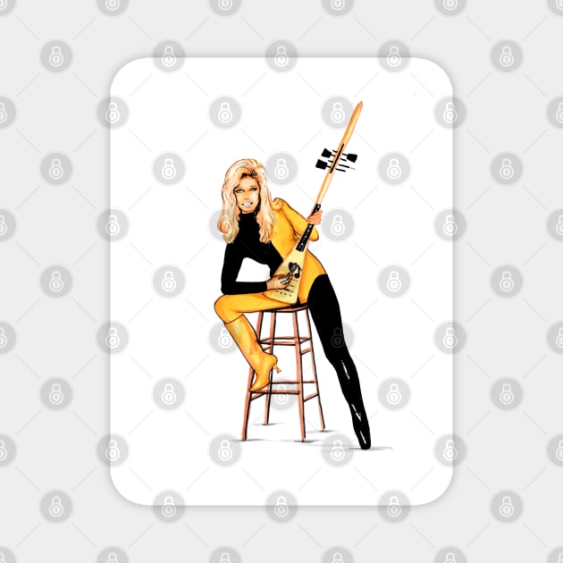 Nancy Sinatra Magnet by Svetlana Pelin