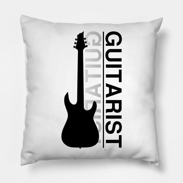 Guitarist Quotes Cool Rock Music Artwork Pillow by shirtontour