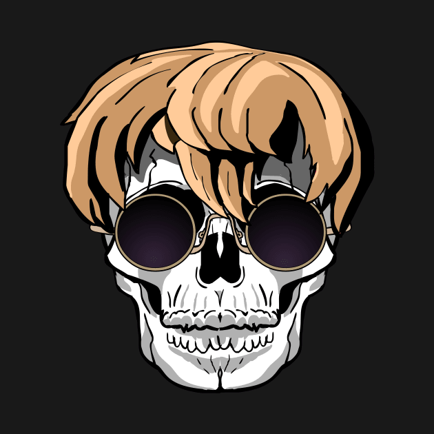 Stylish blonde skull by d1a2n3i4l5