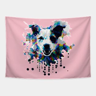 JRT Jack Russell Terrier Stencil Art Tapestry