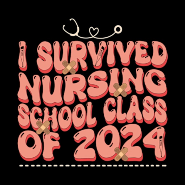 I Survived Nursing School RN Graduation - Funny Nurse Quote by David Brown