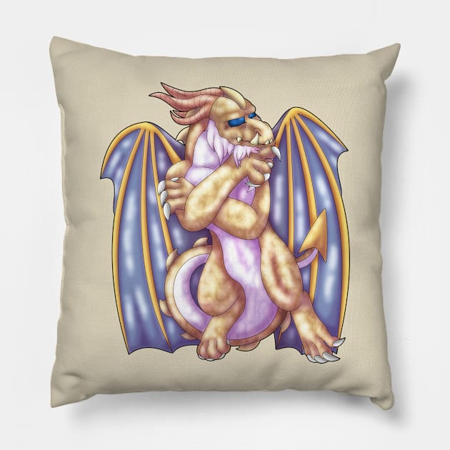 Blowhard: Altair (Tan) Pillow by spyroid101