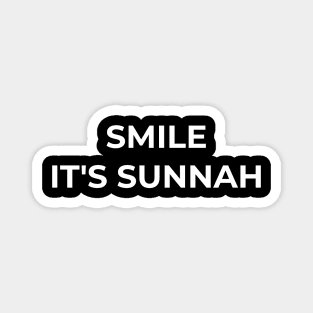 Muslim - Smile It's Sunnah Magnet