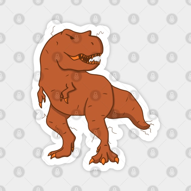 Ty-yam-osaurus Rex Magnet by CosmicFlyer