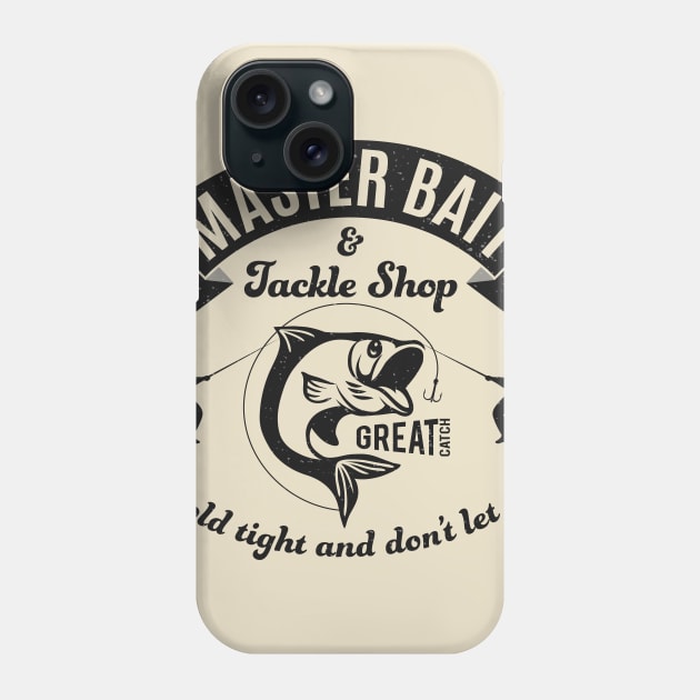 Master Bait & Tackle Shop Phone Case by Alema Art