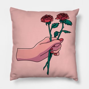 rose soft Pillow