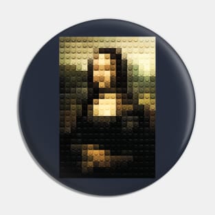 mona lisa lego Pin